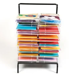 TTS 30 Shelf Mobile Drying Rack L65 x W55 x H103cm Clearance