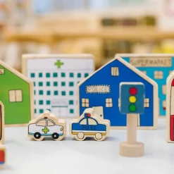 TTS Small World Wooden Village Set 20pk