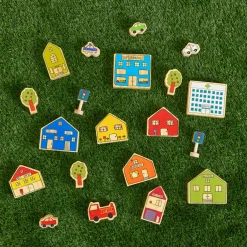 TTS Small World Wooden Village Set 20pk