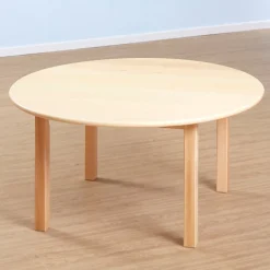 TTS Solid Beech Circular Table & Chairs Set New