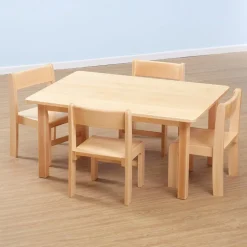 TTS Solid Beech Rectangular Tables L96cm Hot