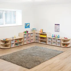 TTS Solway Early Years Shelving 3 Tray Clearance