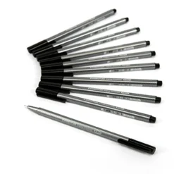 TTS Staedtler Triplus Fineline Pens Black 10pk Hot