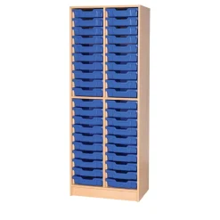 TTS Static Double Tray Storage Unit 40 Trays Outlet