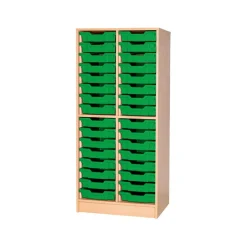 TTS Static Double Tray Storage Unit 32 Trays Online