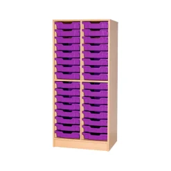 TTS Static Double Tray Storage Unit 32 Trays Online