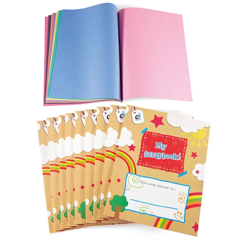 TTS Sugar Paper Scrapbooks Assorted 10pk Outlet
