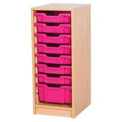 TTS 5 Tray Single Column Storage Unit