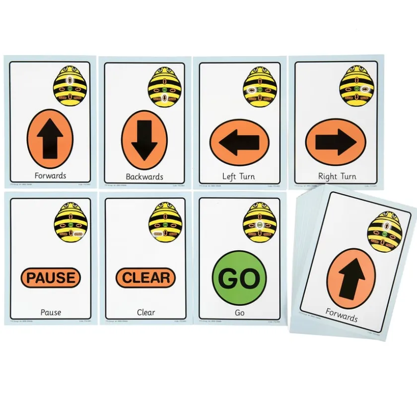 TTS A5 Bee-Bot® Sequence Cards Hot
