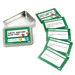 TTS Always, Sometimes, Never Activity Cards Hot