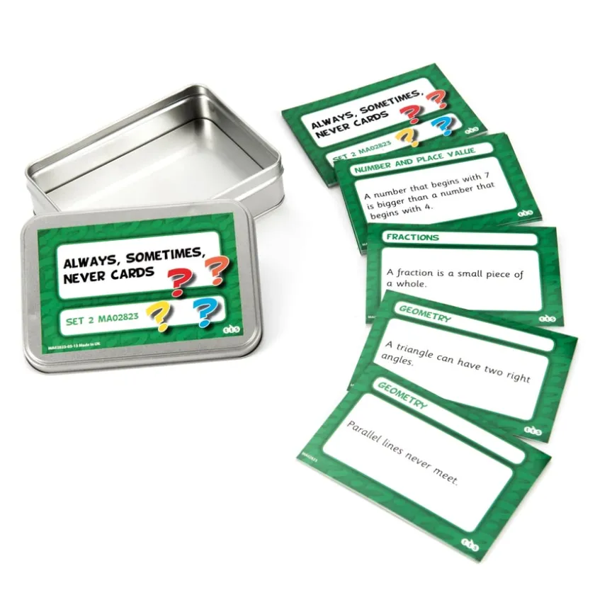 TTS Always, Sometimes, Never Activity Cards Hot