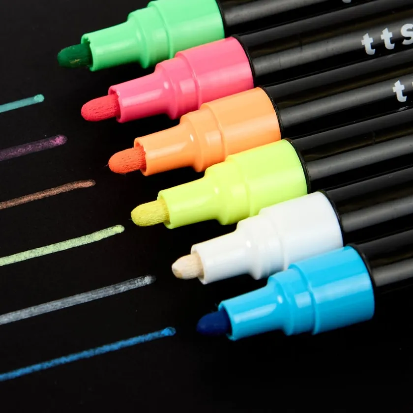 TTS Assorted Chalk Marker Pens Online
