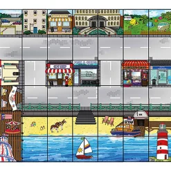 TTS Bee-Bot® Seaside Floor Mat 90 x 105cm New