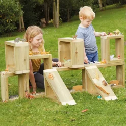 TTS Build a Wooden Location Outdoor Construction Blocks 9pk New