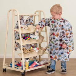 TTS Creative Mark Making Storage Trolley H96 x W46 x L60cm