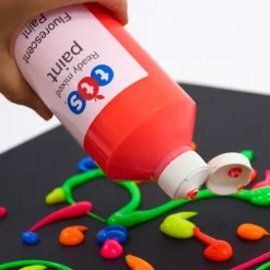 TTS Fluoro Ready Mixed Paint Assorted 6x500ml Clearance