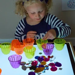 TTS Lightbox Activity Acrylic Stacking Clever Cups 20pk Sale