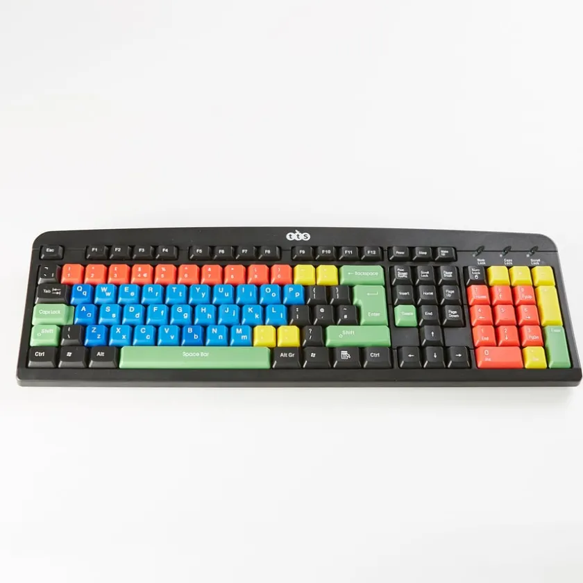 TTS Multi-coloured Lowercase Keyboard Hot