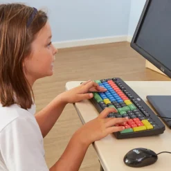 TTS Multi-coloured Lowercase Keyboard Hot