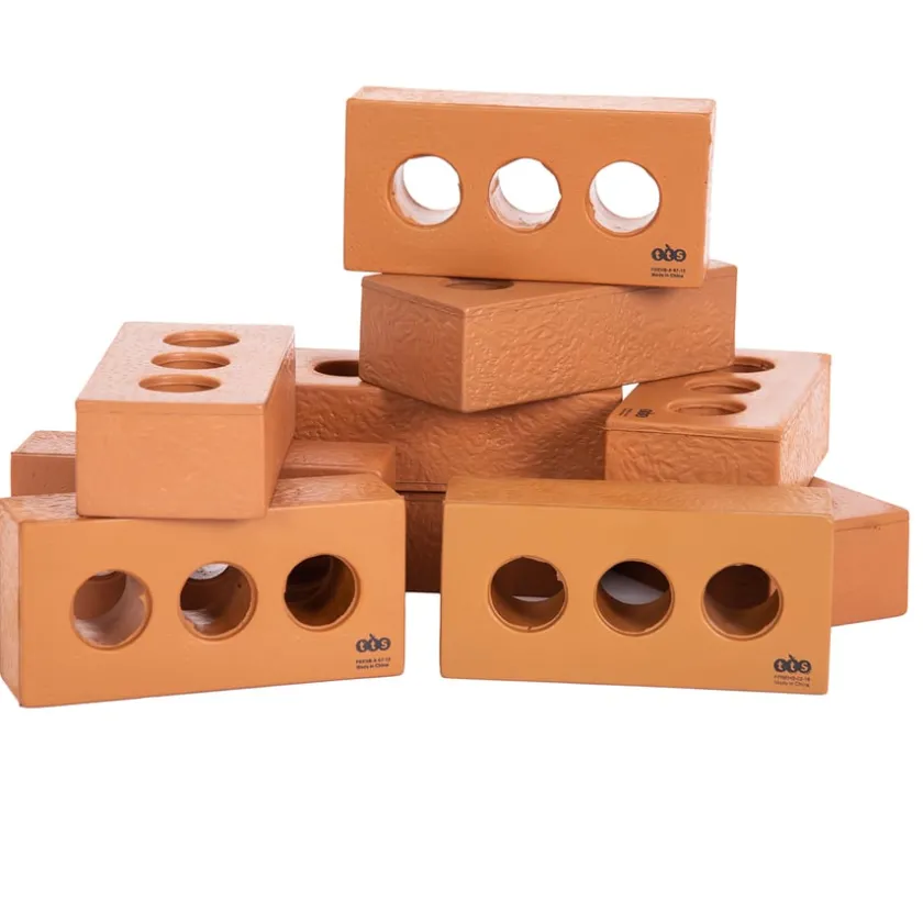 TTS Role Play Foam House Building Bricks Clearance