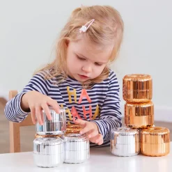 TTS Stack, Thread and Roll Metallic Beads 20pk Outlet