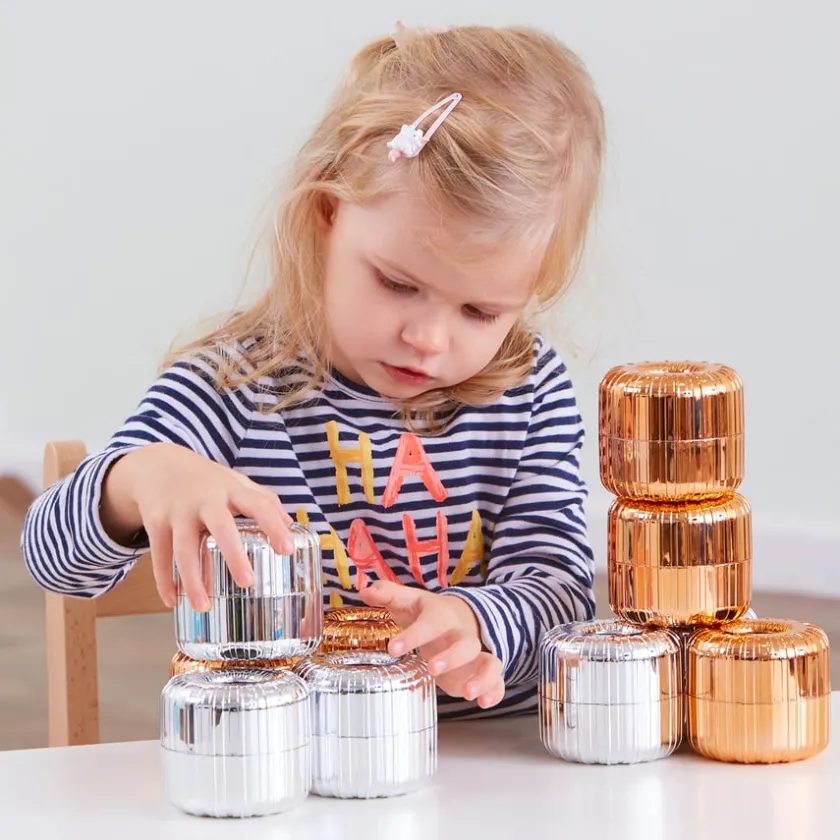 TTS Stack, Thread and Roll Metallic Beads 20pk Outlet