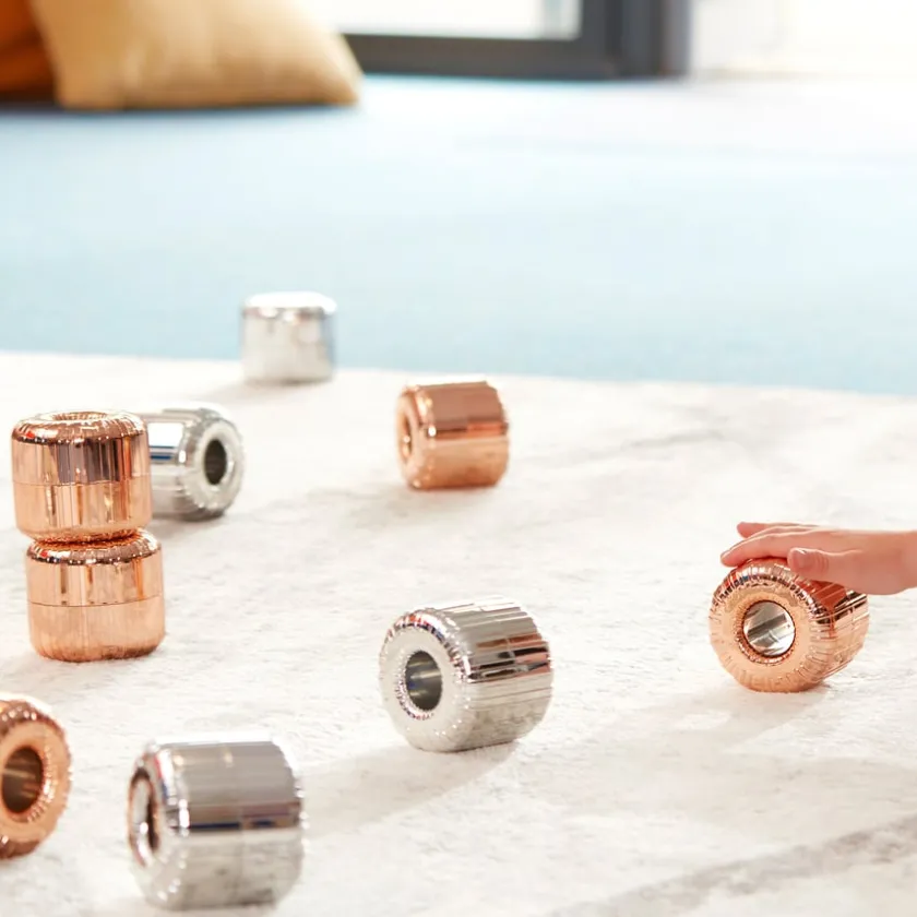 TTS Stack, Thread and Roll Metallic Beads 20pk Outlet