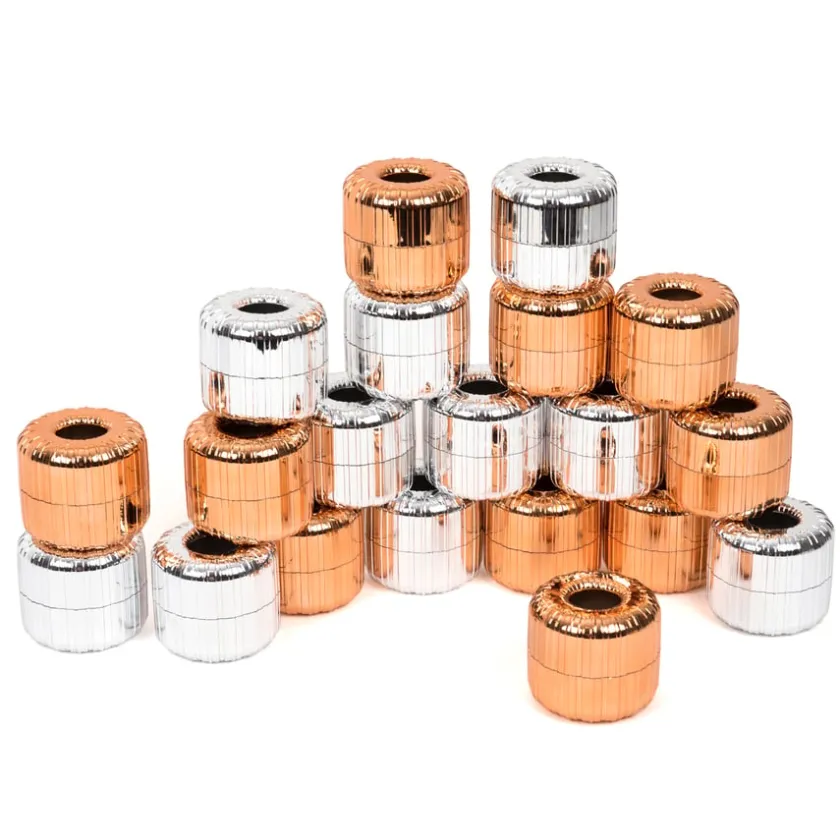 TTS Stack, Thread and Roll Metallic Beads 20pk Outlet