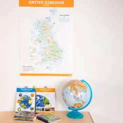 TTS UK Map Political and Physical A1 KS2 Clearance