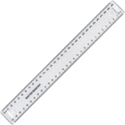 TTS White Shatter Resistant 30cm Rulers 100pk Discount