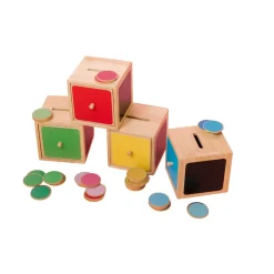 TTS Wooden Post Sort 'n' Play Cubes Hot