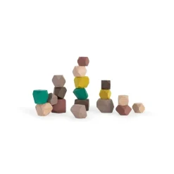TTS Wooden Stacking Building Boulders 18pk Hot