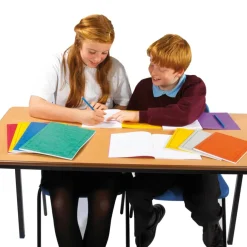 TTS 6.5''x 5'' Exercise Book Plain Blue 24pg 50pk Best