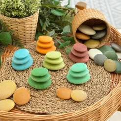 TTS Yellow Door Nature Sorting Stones Set 36pc Best